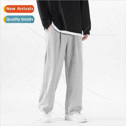Sweatpants men 2023 spring new tide drawstring straight casu