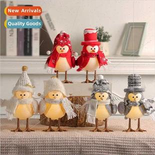 2023 Bird Creative Desk Christmas Crters Glowing