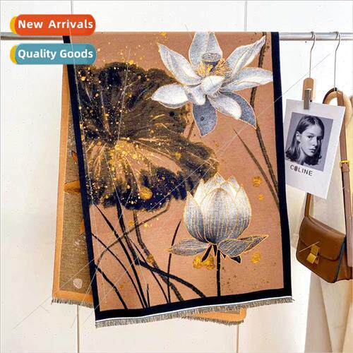 23 autumn winter new retro national imation cashmere scarf f