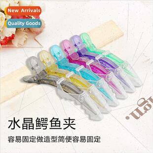 Hair salon clear crystal hair clip hair stylist partion clip
