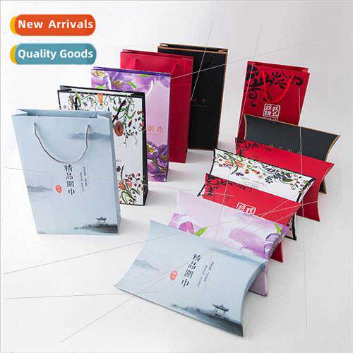 lk Scarf  Box Tote Bag Big Red Celebration Handheld lk Scarf