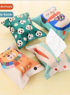 Creative cartoon cute cotton and linen extractable napkin na