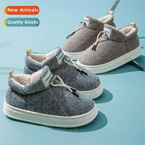Cotton slippers men winter new package wh home indoor thick