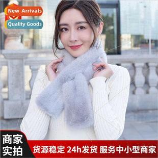 mink fur warm velvet rea ladies level whole Crown scarf