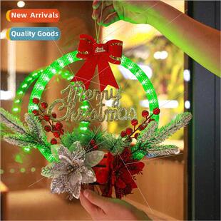 Led luminous Christmas garldecorations window holiday hangin