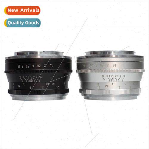 35mm F1.6 Silver Micro Lens Silver FX Mount 适用Fuji Camera