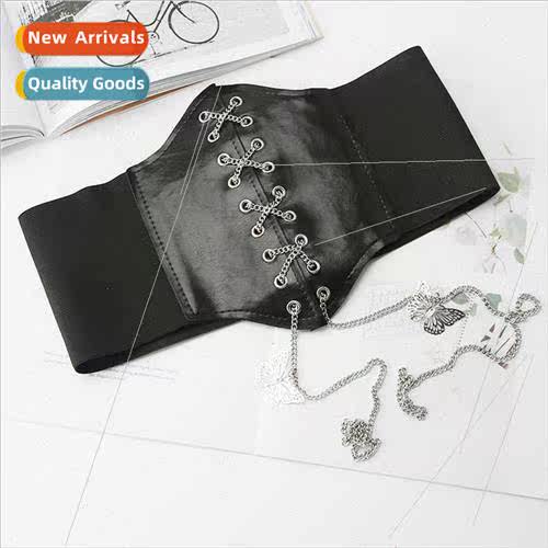Fashion Waistband Plastic Waist Shoes Rivet Waistband Women