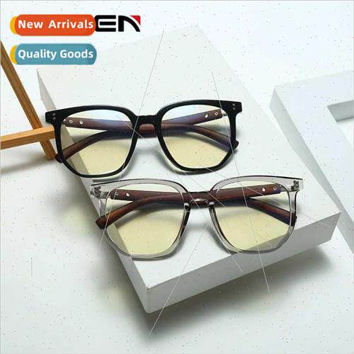 2022 New anti-blue light fashion nd TR90 flat glasses men wo