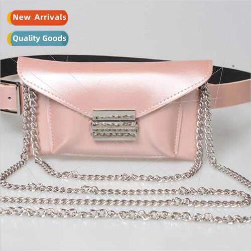 Belt Women Decorative Su Waist Bag Shirt ins Chain Small Bag