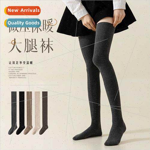 Socks women autumn winter thickening warm knee socks anti-pi
