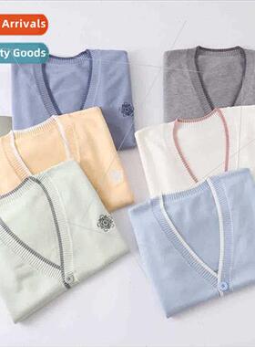 Japan jk unim cardigan sweater Flower paper matter loose laz