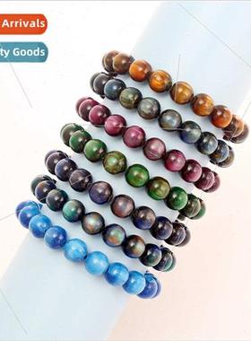 2022 Europe new string Dazzling colorful resin 10MM beads br