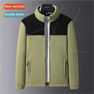 winter outdoor size jacket col large fall couple Fleece men
