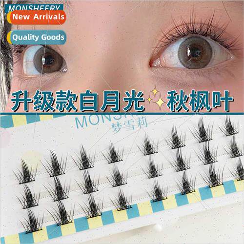 Autumn Maple Leaf False Eyelash Thick Imp Upgraded Version W