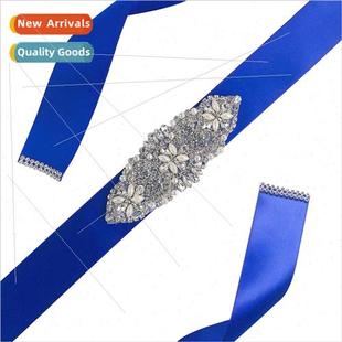 XW80 Bridal Waistband Handmade Belt High-grade luxury rhines