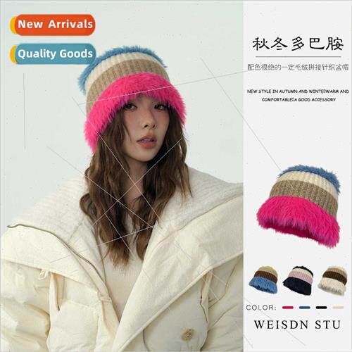 Knted cap autumn winter knted dopamine warm wool cap show fa
