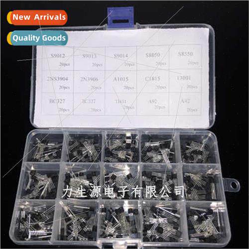 15 Types Total 600 Transistors Box Set TO-92 wh 15 Compartme