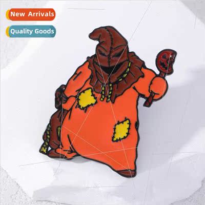 2022 New Halloween Christmas ght Fright Skeleton Brooch Punk