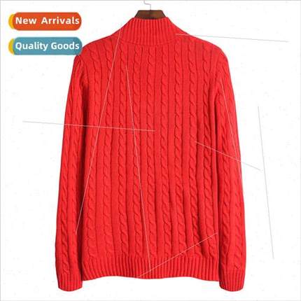 2023 new men fashion nd leisure solid color collar pullover