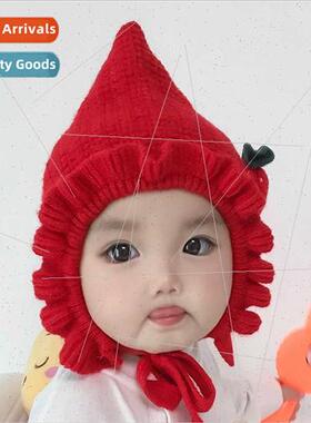 Bena bear fall winter new baby hat strawberry cartoon cute r