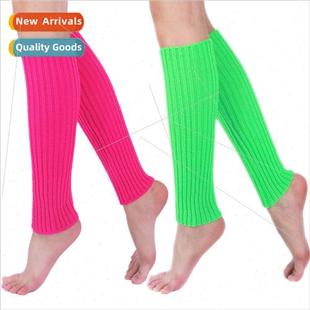 woolen leggin fluorescent color bright female multi