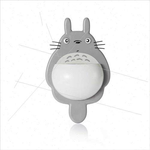 Cartoon cat strong three suction cup multifunctional toothbr