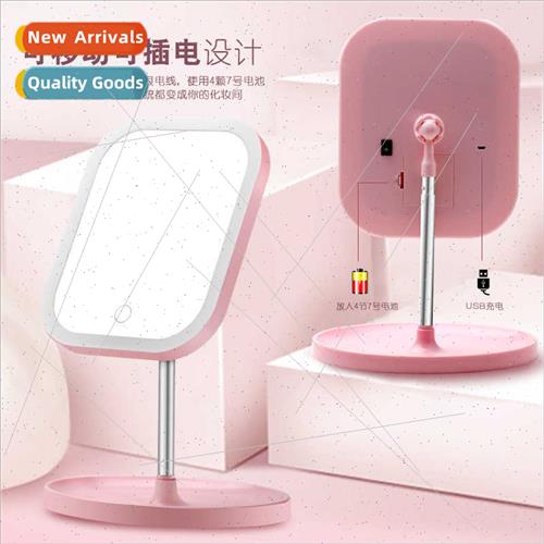 Makeup mirror 3 brightness lights new intelligent 360 degree
