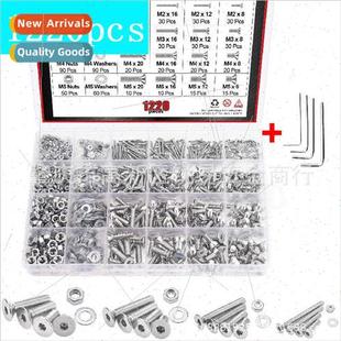 countersunk 304 flat head socket 1220pcs hexagon boxed