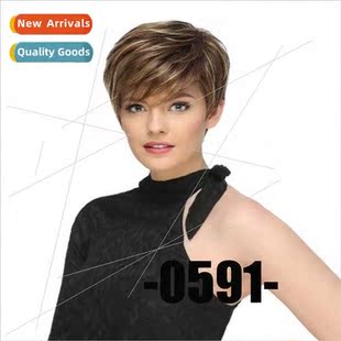 hair short women fluffy fashion wigs curly Europe