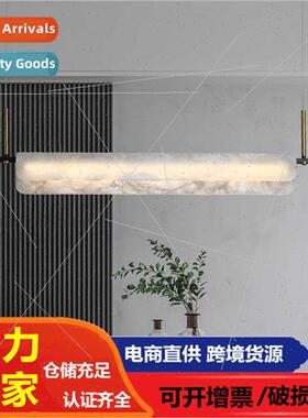 Scandinavian light luxury minimalist marble full copper dini