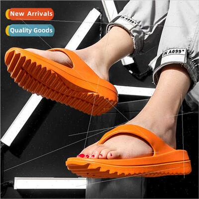 Slope heel thick bottom flip-flops summer men outside wear h
