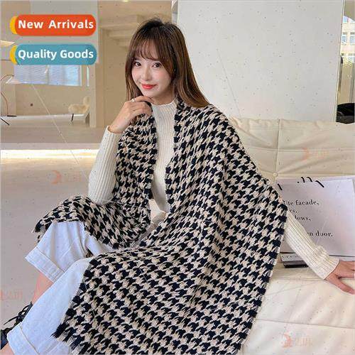 2021 new fall winter plaid three-dimensional knted clouds th