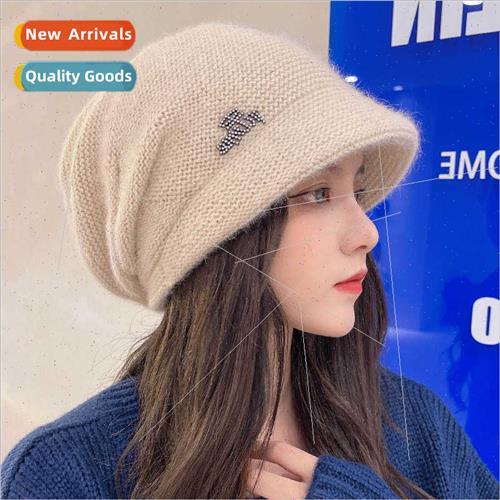 Knted woolen cap female cold cap winter hat men autumn winte