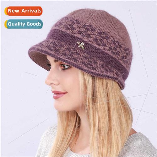 M685 new knted women middle-aged elderly autumn winter mixed