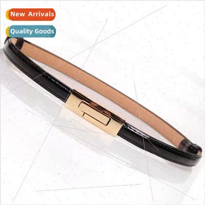 Automatic pairs buckle candy-colored patent leather Ms. Kore