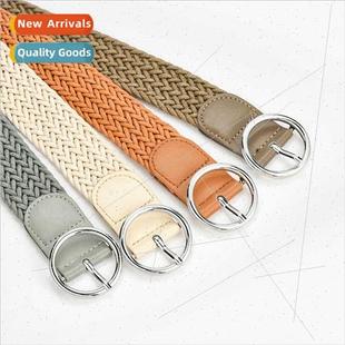 Buckle mple Day Women Multi Round Decoration col Belt