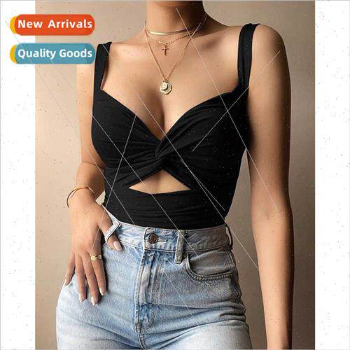 Europe Uned States women undershirt top ins twisted stch tie
