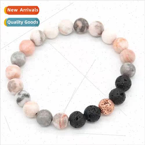 New Product Handmade Jewelry Fashion Couple Pink Natural Sto