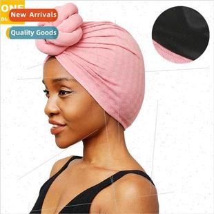 three dimensional cap satin turban lined ball New twisted