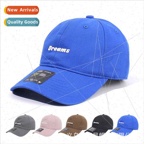 Stereoscopic embroidery letters baseball cap men Korean casu