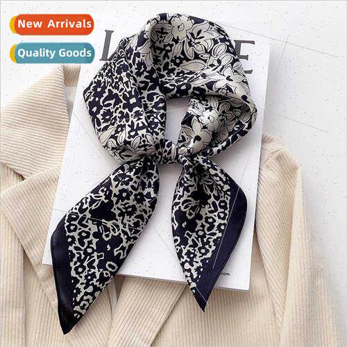 2021 new floral pattern mulberry silk small silk scarf fashi