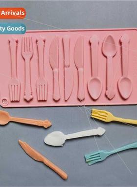 licone knife k Chocolate cake Jelly pudding soap cake mold B
