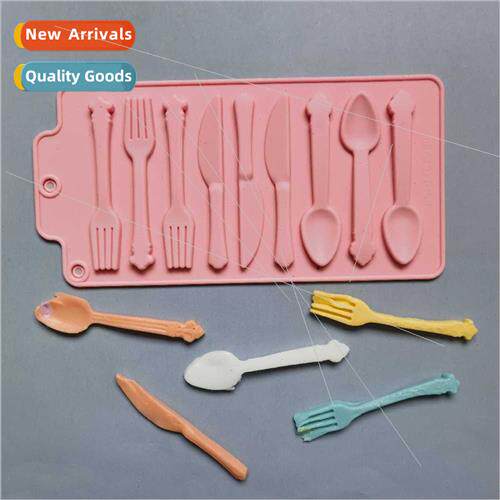 licone knife k Chocolate cake Jelly pudding soap cake mold B