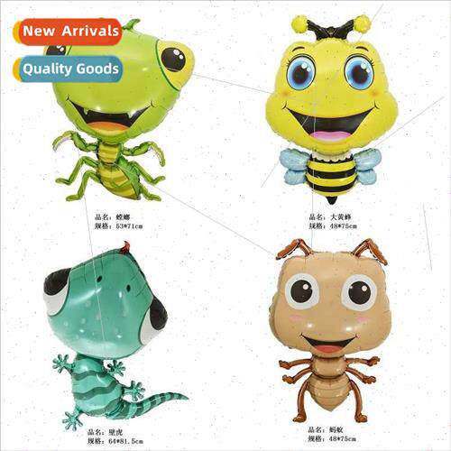 New bumblebee gecko ants praying mantis insect birthday scen