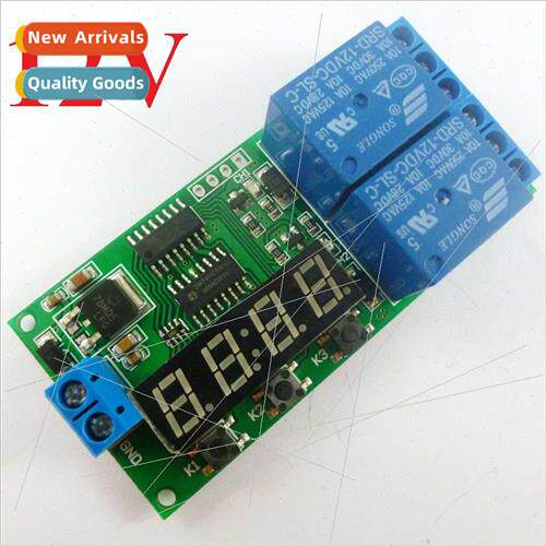 12V two-way multi-function time-delay relay timer swch contr