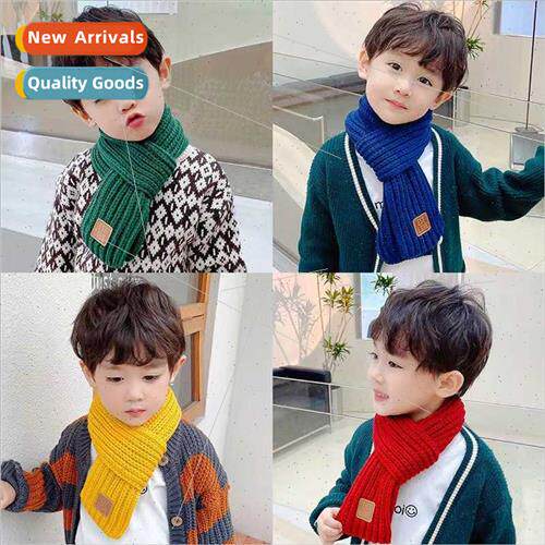 Autumn winter children scarf warm boys girls thickened small