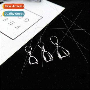 Smooth melon buckle thickened/crystal pendant buckle aesthet