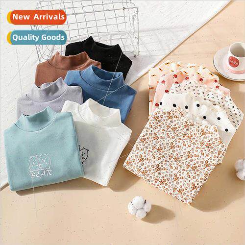2023 Children double-sided fleece bottom shirt boys candy co