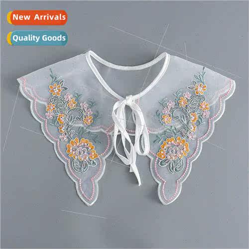 Flower Fashion Shawl Shawl Accessories Embroidered Collar Fl