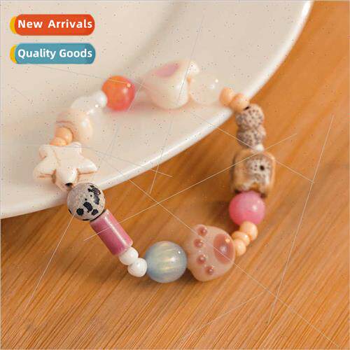 New cat sweetheart cute sweet girl bracelet handmade Bodhi c